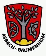 Wappen der Gemeinde Asbach-Bäumenheim