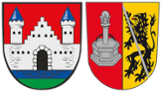 Wappen der beiden Mitgliedsgemeinden